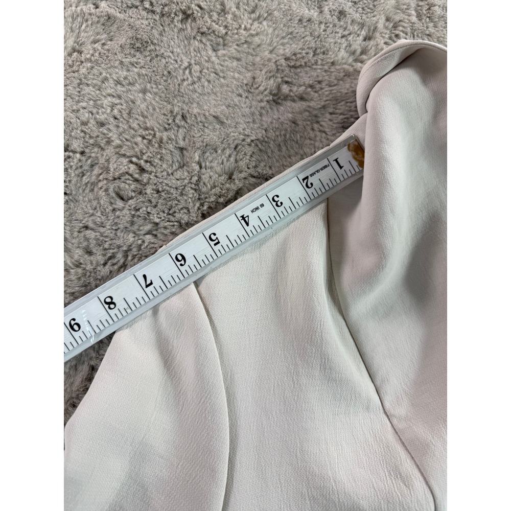 Wilfred White Draped Collar Blazer Jacket - Picture 6 of 13